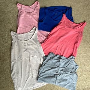 Five motherhood maternity tank top bundle